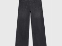 Джинсы Straight для девочек, Серый