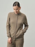 Джемпер из кашемира женский KW020992-E капучино