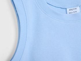 Майка для девочек, Голубой