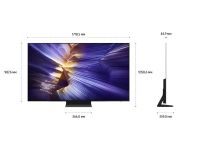 Телевизор Samsung 77" OLED S90F 4K, Процессор NQ4 AI Gen3, Vision AI Smart ТВ (2025) QE77S90FAEXRU черный