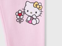 Розовые легинсы с принтом Hello Kitty для девочки Глория Джинс