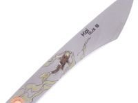 Нож киридаши N.C.Custom KOI bead blast, сталь AUS-8