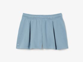 Женские плиссированные флисовые шорты Lacoste