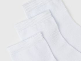 Базовые носки, 3 пары, Белый