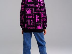 Брюки текстильные джинсовые утепленные флисом для девочек