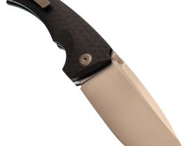 Складной нож TuoTown Kurakh, сталь T10S, рукоять G10/Carbon Fiber