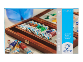Набор акварели Talens "Van Gogh" 12 цв в дер кор