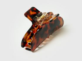 Заколка-краб для волос, Коричневый