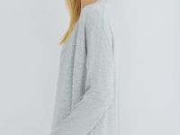 Удлинённый кардиган с кашемиром, Серый
