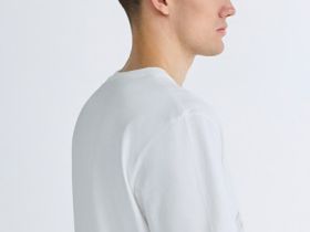 Футболка из хлопка с принтом, Белый