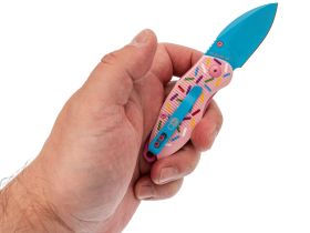 Нож складной Mr.Blade Rexbo Gen.2 Doughnut, сталь D2 BL, рукоятка G10 Pink