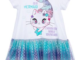 Платье трикотажное для девочек