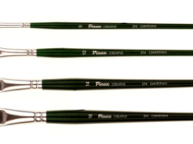 Кисть синтетика №14 плоская Pinax "FLAT COMB 274" короткая ручка