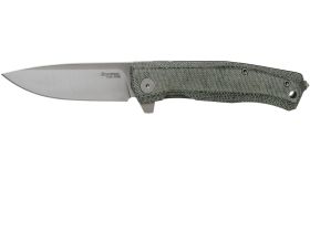 Складной нож LionSteel MT01 CVB, сталь M390, рукоять Black canvas micarta