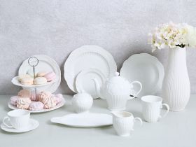 Салатник Emboss White