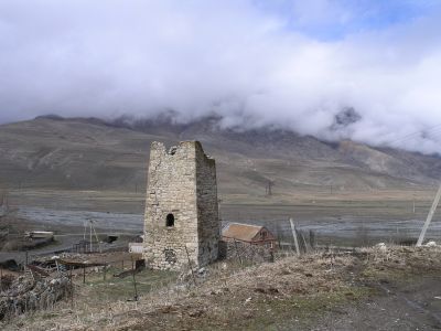Остатки укрепленного двора (галуана)
