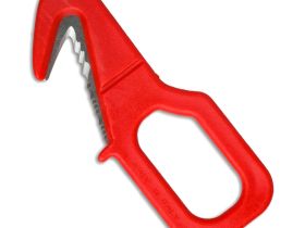 Стропорез Fox Rescue Emergency Tool, сталь 420J2, рукоять термопластик FRN, красный