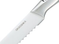 Нож кухонный хлебный Okroshka Wasabi 19.9 см, сталь 5cr15mov