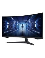 Монитор 34" Samsung Odyssey G5 LC34G55TWWPXEN black (VA, изогнутый, 3440x1440, 165Hz, 1ms, 178/178, 250 cd/m, 2500:1, НDMI 2.0, DP 1.4)