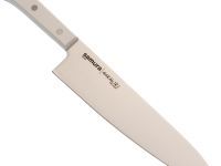 Нож кухонный Шеф Samura "HARAKIRI" (SHR-0085W) 208 мм, сталь AUS-8, рукоять ABS пластик, белый