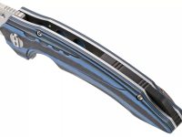 Складной нож Bestech Ornetta, сталь N690, рукоять черно-синяя G10/карбон