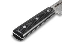 Нож кухонный "Samura 67" для нарезки  195 мм, дамаск 67 слоев, микарта