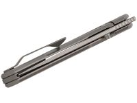 Складной нож Bestech VK-Kuze, сталь Magnacut, рукоять титан, серый