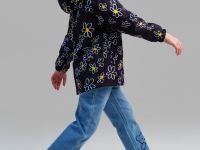 Куртка текстильная с полиуретановым покрытием для девочек (ветровка)