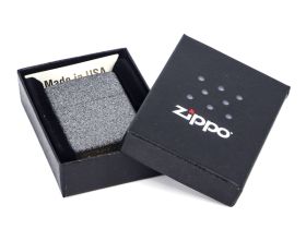 Зажигалка ZIPPO, латунь с покрытием Iron Stone™, серый, матовая, 36х12x56 мм