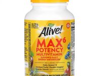 Nature's Way, Alive! Max6 Potency, мультивитамины повышенной эффективности, без добавления железа, 90 капсул
