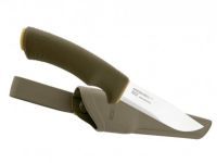 Нож с фиксированным лезвием Morakniv Bushcraft Forest, сталь Sandvik 12C27, ручка резина/пластик