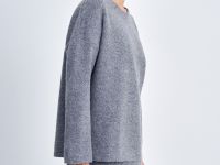 Джемпер свободного силуэта с округлой горловиной