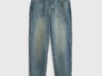 Джинсы Mom, Голубой