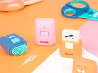 Ластик и кисточка Milan "COMPACT Fun Animals+1" запасной ластик 430 в блистере 3,9х2,9х0,9 см