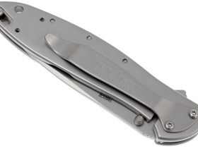 Складной нож Leek - Kershaw 1660CB (composite blade), сталь D2/Sandvik™ 14C28N, рукоять нержавеющая сталь 410