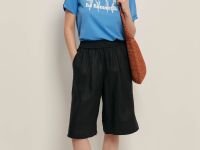 Футболка свободного силуэта с принтом