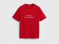 Футболка с принтом, Красный