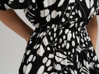 Платье макси с эластичным поясом