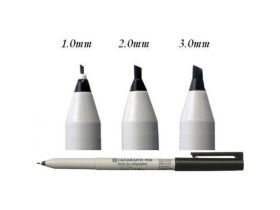 Ручка для каллиграфии Sakura "CALLIGRAPHY PEN BLACK" 2 мм