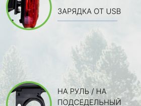 Cube Комплект фонарей RFR Tour 25 USB (14314), цвет Черный