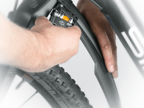 Крыло для велосипеда переднее SKS SHOCKBOARD VARIO 26"-29" (черный)