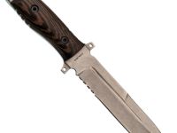 Нож выживания Витязь Зубр, сталь AUS-8, рукоять эластомер