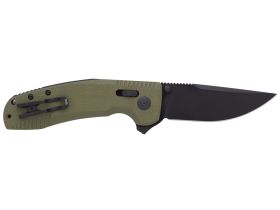 Полуавтоматический складной нож SOG-TAC XR OD Green, сталь D2, рукоять G10