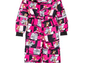 Комбинезон текстильный с полиуретановым покрытием для девочек