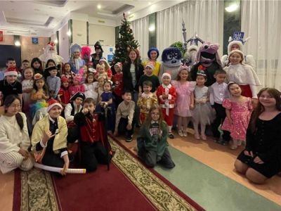 Детский утренник прошел в администрации района