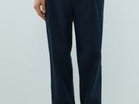 Чиносы изо льна, Синий