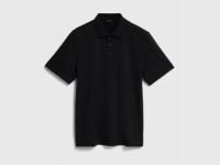 Поло из хлопка, Черный