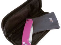 Складной нож CJRB Pyrite, сталь AR-RPM9, рукоять G10 розовый