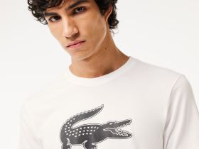 Мужская футболка Lacoste с принтом