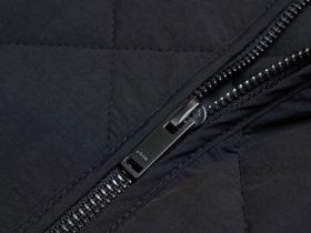 Лёгкая утеплённая куртка, Черный